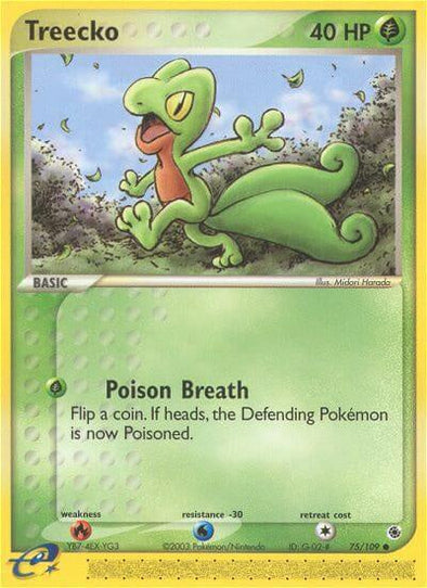 Treecko - 75/109 - Common available at 401 Games Canada