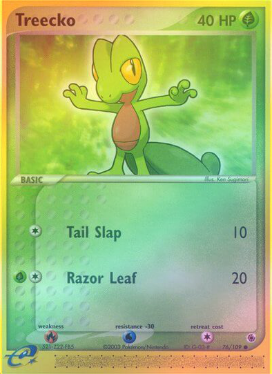 Treecko - 76/109 - Common - Reverse Holo available at 401 Games Canada