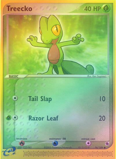 Treecko - 76/109 - Common - Reverse Holo available at 401 Games Canada