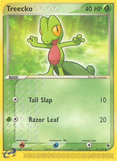 Treecko - 76/109 - Common available at 401 Games Canada