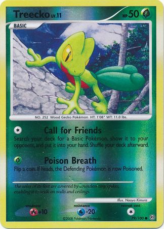 Treecko - 79/100 - Common - Reverse Holo available at 401 Games Canada