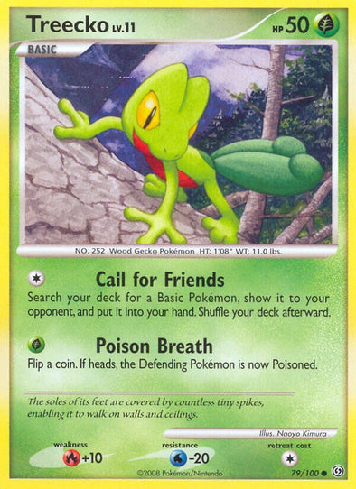 Treecko - 79/100 - Common available at 401 Games Canada