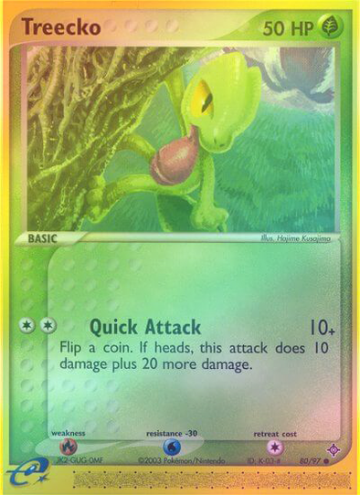 Treecko - 80/97 - Common - Reverse Holo available at 401 Games Canada