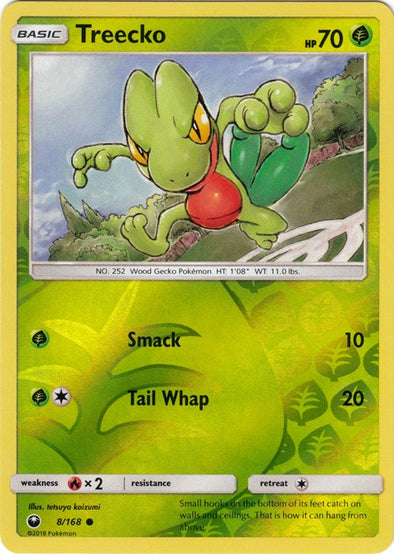 Treecko - 8/168 - Common - Reverse Holo available at 401 Games Canada