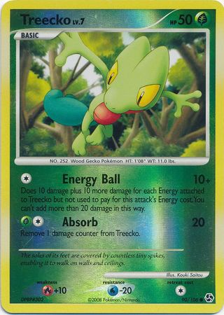 Treecko - 90/106 - Common - Reverse Holo available at 401 Games Canada