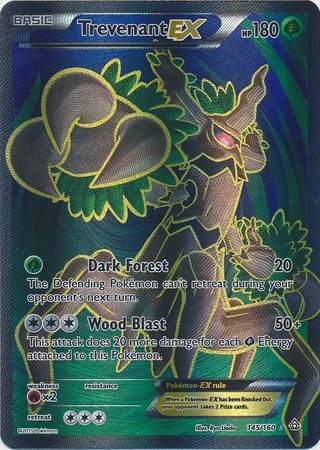 Trevenant EX - 145/160 - Full Art Ultra Rare available at 401 Games Canada