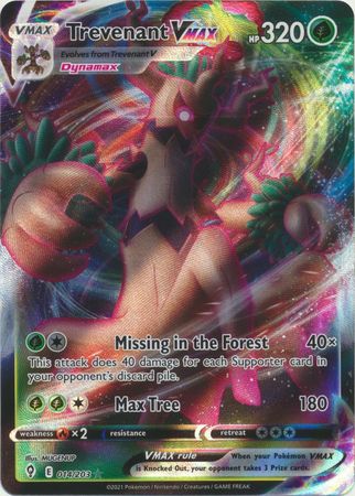 Trevenant VMAX - 014/203 - Ultra Rare available at 401 Games Canada