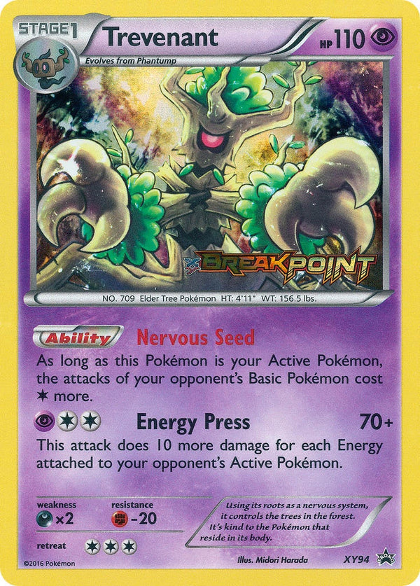 Trevenant - XY94 - Pre-Release Promo available at 401 Games Canada