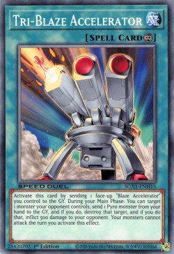 Tri-Blaze Accelerator - SGX1-ENH15 - Common - 1st Edition available at 401 Games Canada