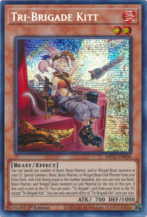 Tri-Brigade Kitt - MP22-EN006 - Prismatic Secret Rare - 1st Edition available at 401 Games Canada