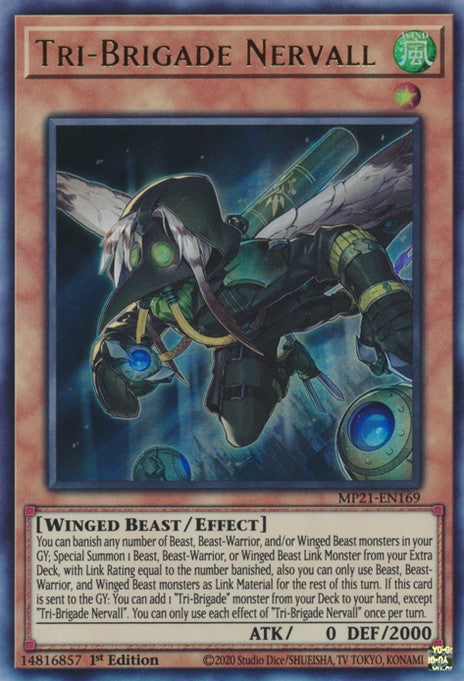 Tri-Brigade Nervall - MP21-EN169 - Ultra Rare - 1st Edition available at 401 Games Canada