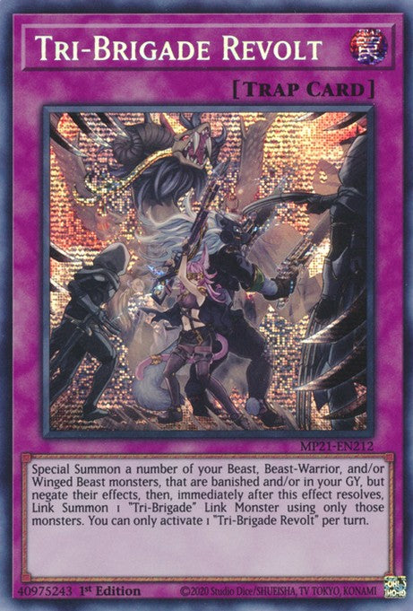 Tri-Brigade Revolt - MP21-EN212 - Prismatic Secret Rare - 1st Edition available at 401 Games Canada