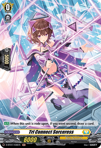 Tri Connect Sorceress - D-BT01/H36 - Holo Rare available at 401 Games Canada