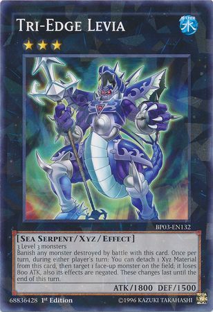 Tri-Edge Levia (Shatterfoil) - BP03-EN132 - Shatterfoil Rare - 1st Edition available at 401 Games Canada