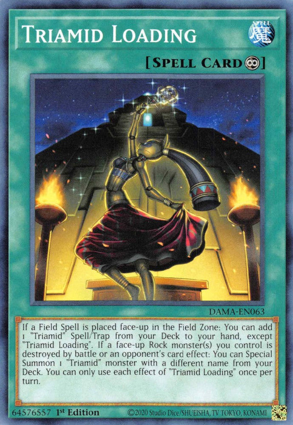 Triamid Loading - DAMA-EN063 - Common - 1st Edition available at 401 Games Canada