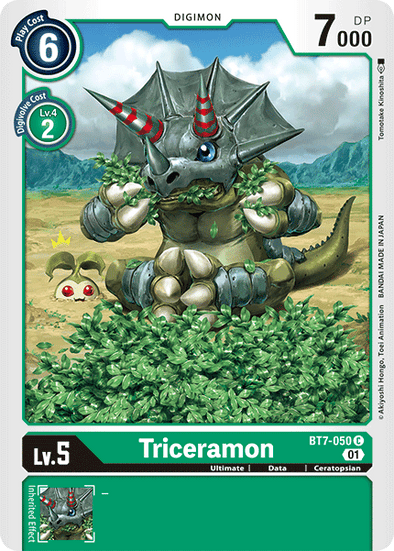 Triceramon - BT7-050 - Common available at 401 Games Canada