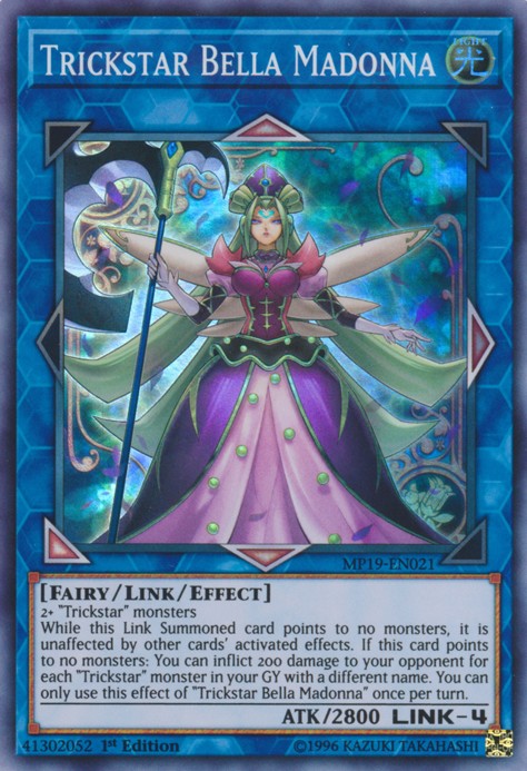 Trickstar Bella Madonna - MP19-EN021 - Super Rare - 1st Edition available at 401 Games Canada