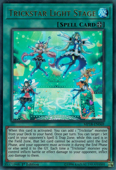 Trickstar Light Stage - MP18-EN069 - Ultra Rare - 1st Edition available at 401 Games Canada