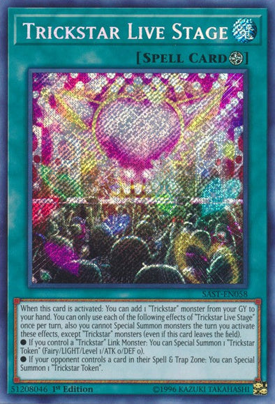 Trickstar Live Stage - SAST-EN058 - Secret Rare - 1st Edition available at 401 Games Canada