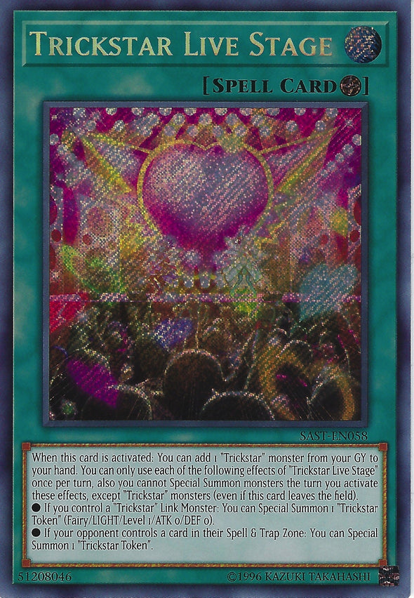 Trickstar Live Stage - SAST-EN058 - Secret Rare - Unlimited available at 401 Games Canada