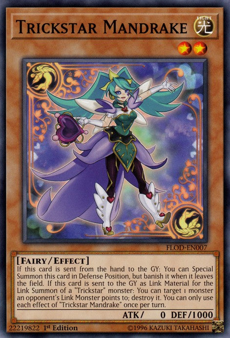 Trickstar Mandrake - FLOD-EN007 - Common - 1st Edition available at 401 Games Canada