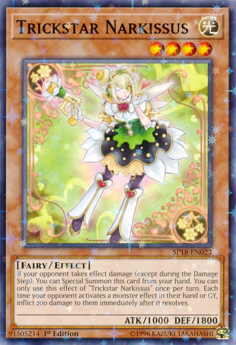 Trickstar Narkissus - SP18-EN023 - Starfoil Rare - 1st Edition available at 401 Games Canada