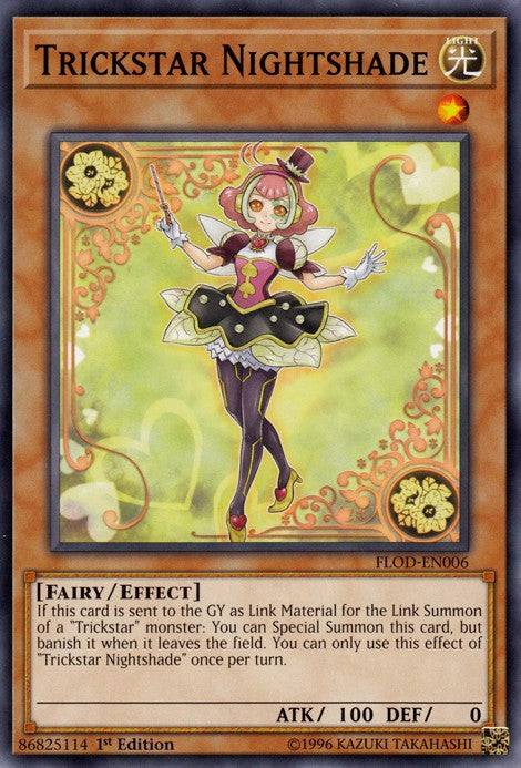 Trickstar Nightshade - FLOD-EN006 - Common - 1st Edition available at 401 Games Canada