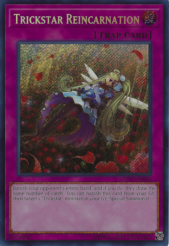 Trickstar Reincarnation - COTD-EN068 - Secret Rare - Unlimited available at 401 Games Canada