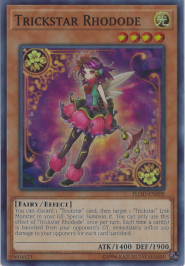 Trickstar Rhodode - FLOD-EN008 - Super Rare - Unlimited available at 401 Games Canada