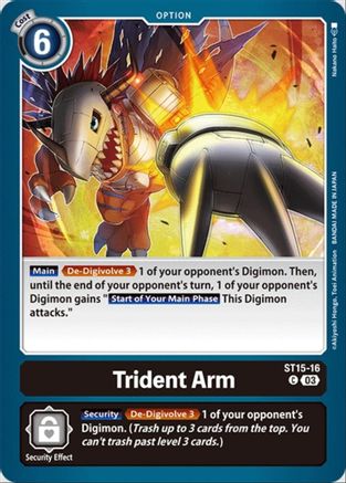 Trident Arm - ST15-16 - Common available at 401 Games Canada