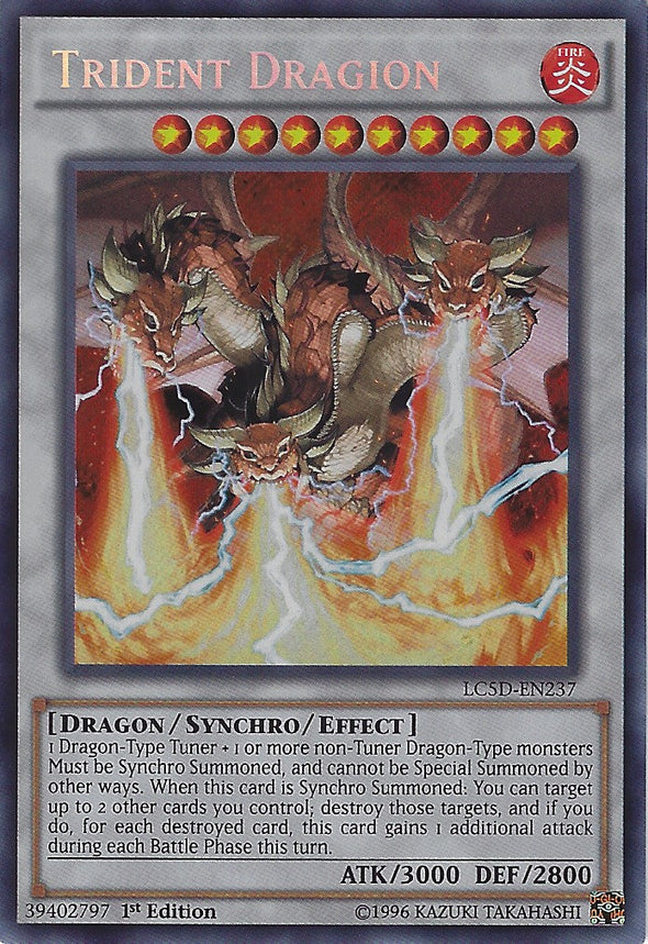 Trident Dragion - LC5D-EN237 - Secret Rare - 1st Edition available at 401 Games Canada