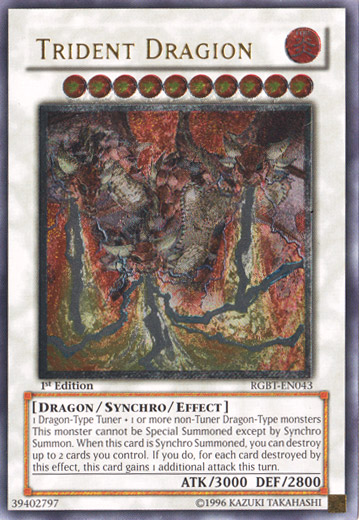 Trident Dragion - RGBT-EN043 - Ultimate Rare - 1st Edition available at 401 Games Canada