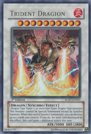 Trident Dragion - RGBT-EN043 - Ultra Rare - 1st Edition available at 401 Games Canada