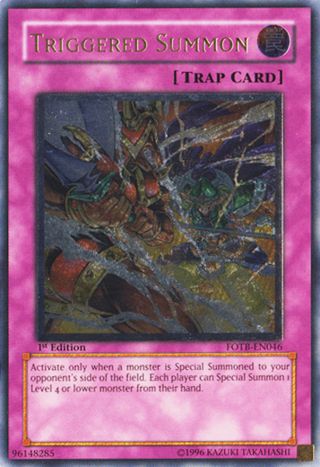 Triggered Summon - FOTB-EN046 - Ultimate Rare - 1st Edition available at 401 Games Canada