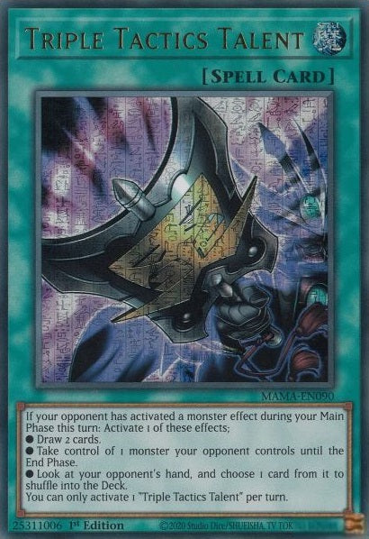 Triple Tactics Talent - MAMA-EN090 - Ultra Pharaoh's Rare - 1st Edition available at 401 Games Canada