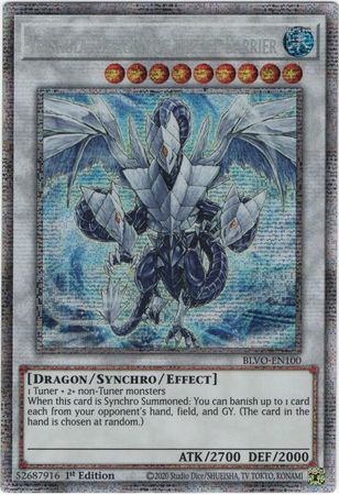 Trishula, Dragon of the Ice Barrier - BLVO-EN100 - Starlight Rare - 1st Edition available at 401 Games Canada