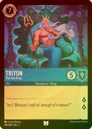 Triton (The Sea King) - 160/204 - Uncommon (Foil) available at 401 Games Canada