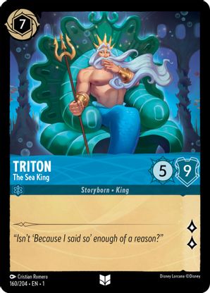 Triton (The Sea King) - 160/204 - Uncommon available at 401 Games Canada