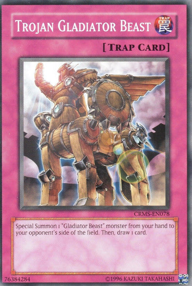 Trojan Gladiator Beast - CRMS-EN078 - Common - Unlimited available at 401 Games Canada