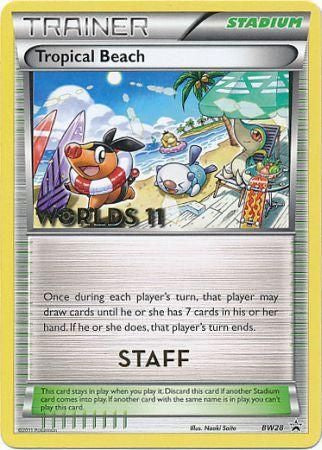 Tropical Beach - BW28 - (Staff) - Worlds '11 Promo available at 401 Games Canada