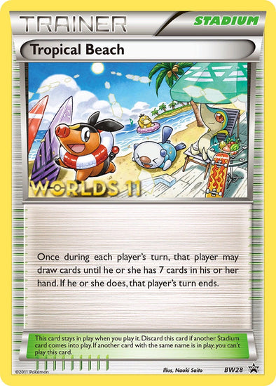 Tropical Beach - BW28 - Worlds '11 Promo available at 401 Games Canada