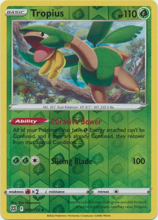 Tropius - 005/172 - Uncommon - Reverse Holo available at 401 Games Canada