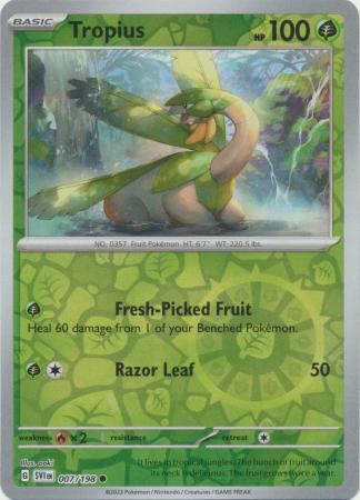 Tropius - 007/198 - Common - Reverse Holo available at 401 Games Canada