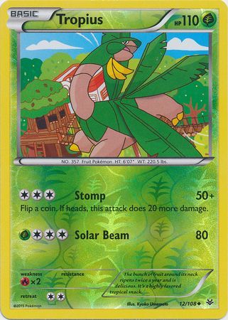 Tropius - 12/108 - Uncommon - Reverse Holo available at 401 Games Canada