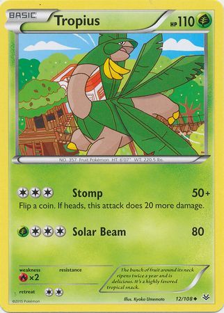 Tropius - 12/108 - Uncommon available at 401 Games Canada