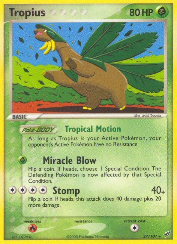 Tropius - 27/107 - Rare available at 401 Games Canada