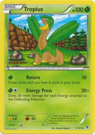 Tropius - 5/101 - Uncommon available at 401 Games Canada