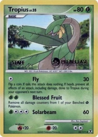 Tropius - 52/111 - (Staff) Pre-Release Promo