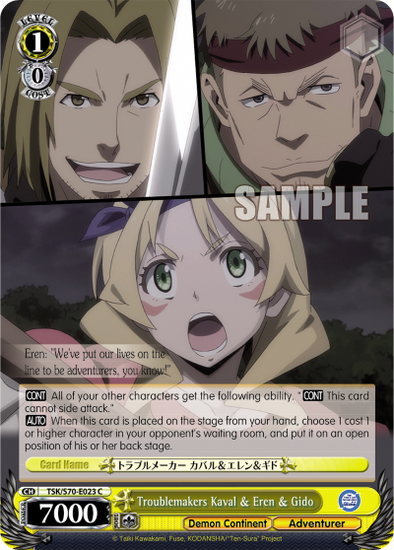 Troublemakers Kaval & Eren & Gido - TSK/S70-E023 - Common available at 401 Games Canada