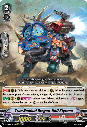 True Ancient Dragon, Heft Styraco - D-VS06/032 - Triple Rare available at 401 Games Canada